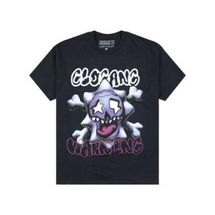 Cross Boned Black Tee